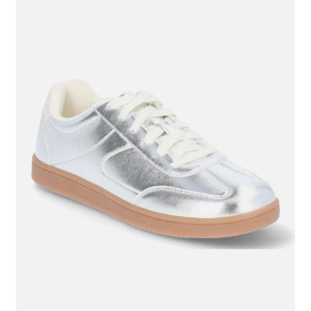 No Boundaries Silver Sport Sneakers Shoes Women’s Size 11 NWT